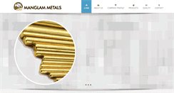 Desktop Screenshot of manglammetals.com